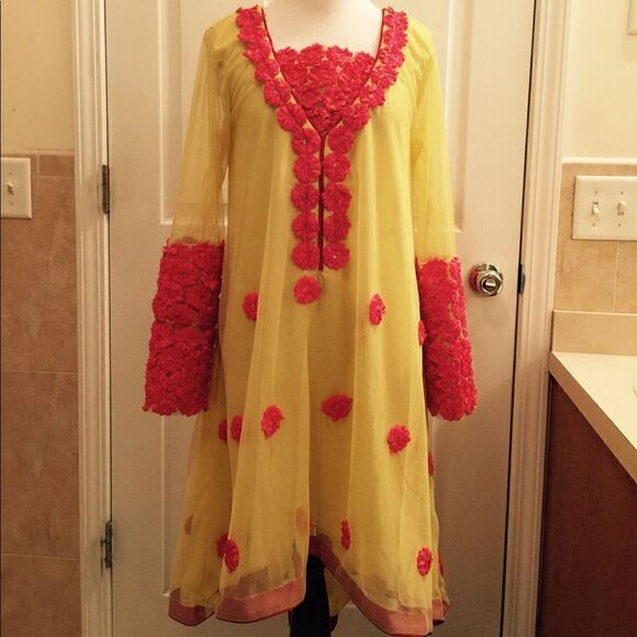 Pakistani Indian Eid Dress Size S-M - Picture 6 of 8